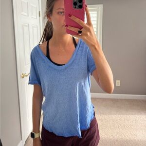 Casual Blue Women's Top